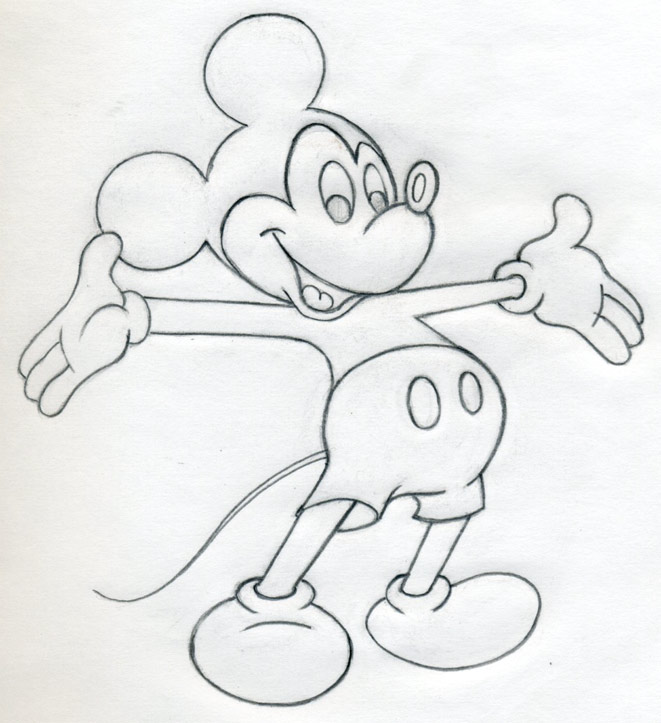 Featured image of post Easy Mickey Mouse Pencil Sketch Learn how to draw mickey mouse sketch pictures using these outlines or print just for coloring
