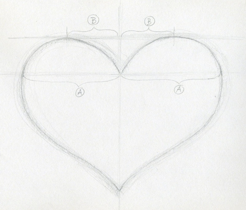 how to draw hearts