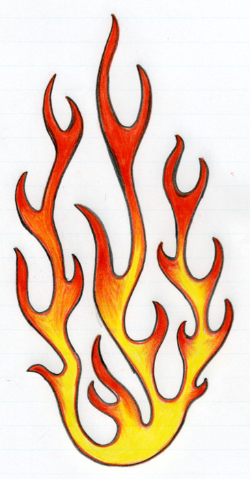Drawings Fire Flames