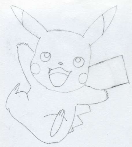 Dibujos a lapiz de de pikachu - Imagui