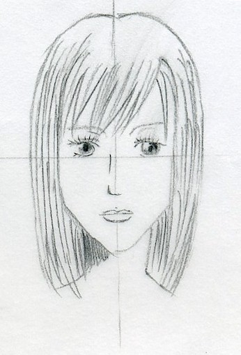 Draw Manga Hair Easily