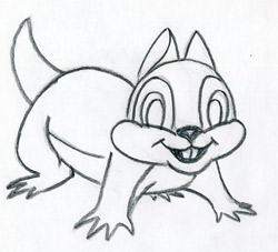 How To Draw Cartoon Hamster. Smiling, Ready To Jump :)