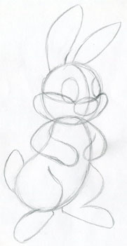 Let's Draw Cartoon Rabbit. Easy To Follow Tutorial.