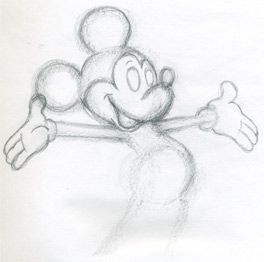 How To Draw Mickey Mouse, Step by Step, Drawing Guide, by Dawn - DragoArt