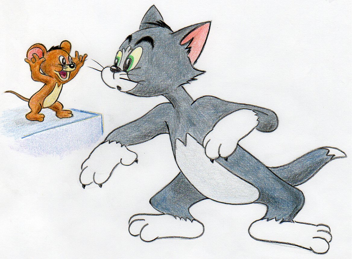 Draw Tom And Jerry. 