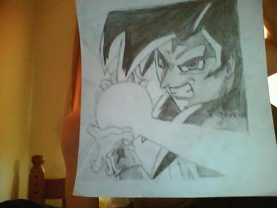 Drawing Goku Super Saiyan God KAMEHAMEHA | DragonBallZ Amino