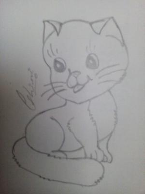 Easy pencil sketch of cartoon animals