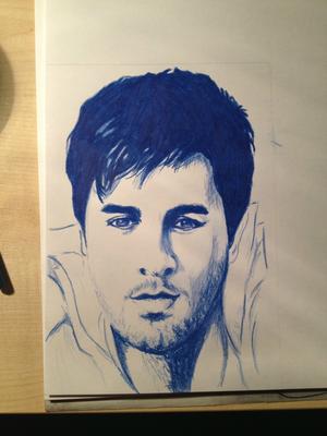 Enrique Iglesias portrait drawing  drawingportrait drawingpenci   Dibujar rostros Rostros