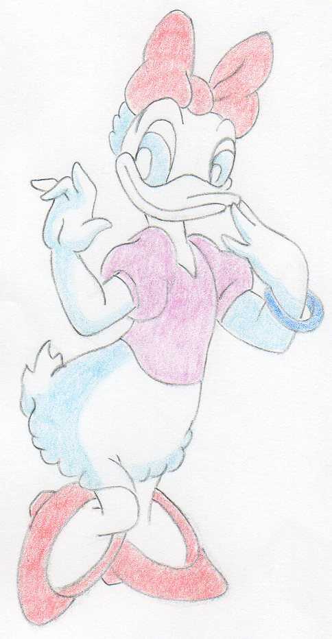 How to Draw Daisy Duck  Really Easy Drawing Tutorial
