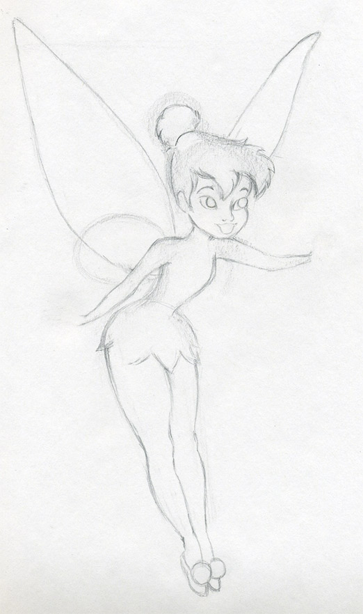How to Draw Tinkerbell Step by Step
