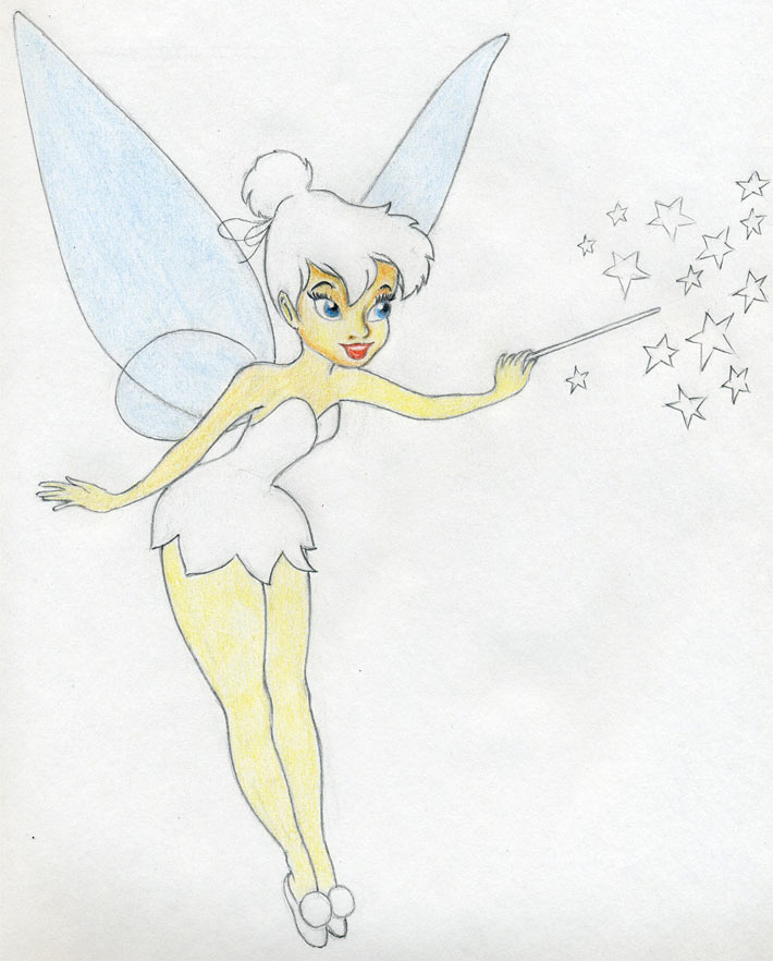 25 Easy Tinkerbell Drawing Ideas  How to Draw Tinkerbell