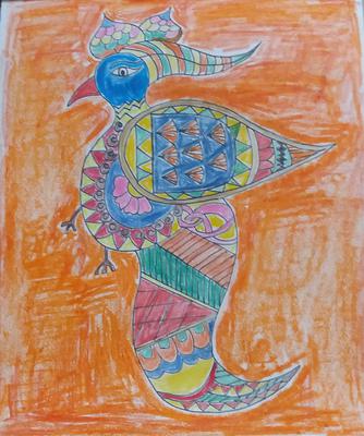 MADHUBANI ART TUTORIAL BEGINNERS | How to draw MADHUBANI ART | RICHA  GALLERY | ART VALLEY | Madhubani art, Madhubani painting, Art gallery