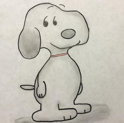 My first Snoopy drawing